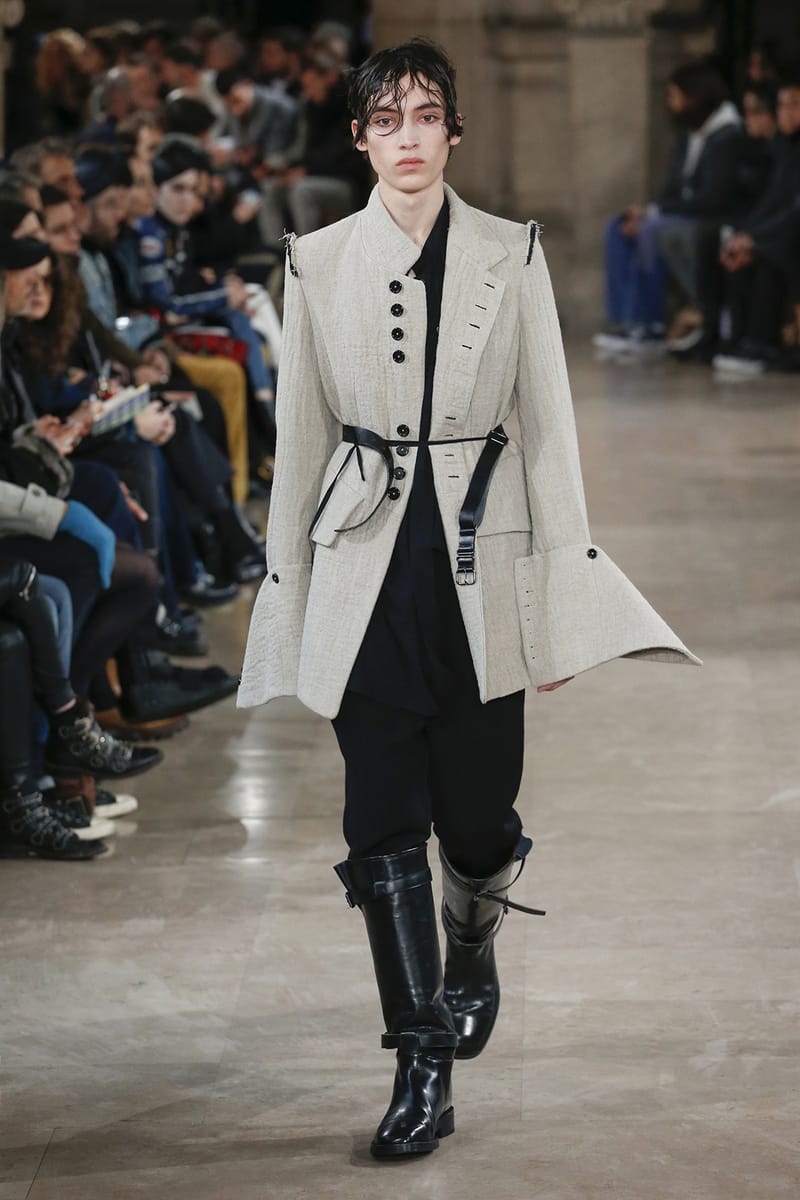 Ann demeulemeester store knee high boots