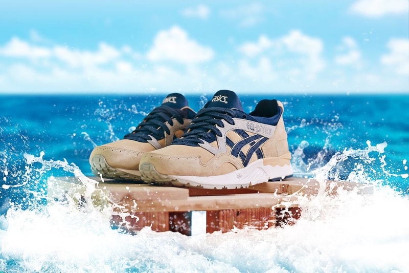 Asics tiger gel shop lyte white dark ocean