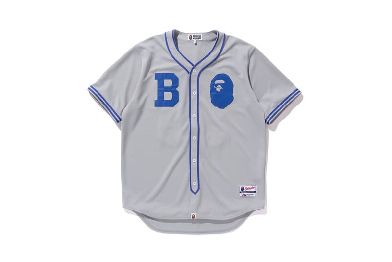 A Bathing Ape ベースボールジャージ 93 Majestic A Bathing Ape ベースボールジャージ 93 Majestic BAPE Majestic