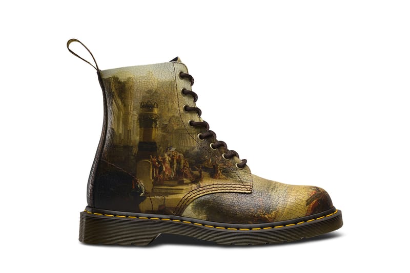 Doc martens painting on sale shoes