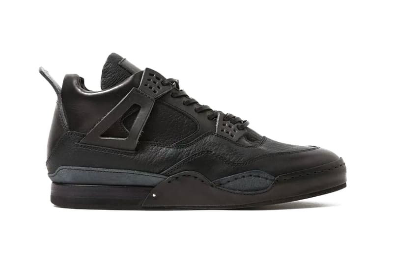 Hender Scheme Remakes Air Jordan 4 Black Leather | Hypebeast