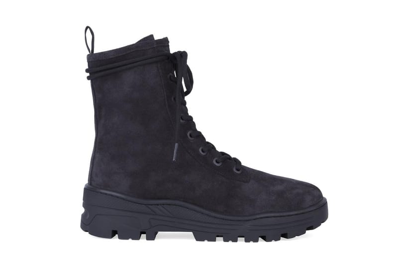 Thick suede combat store boot yeezy