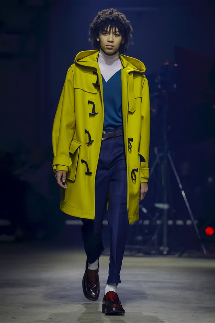 Kenzo on sale yellow coat