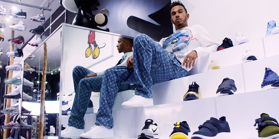 Lewis Hamilton Goes Sneaker Shopping Los Angeles | HYPEBEAST