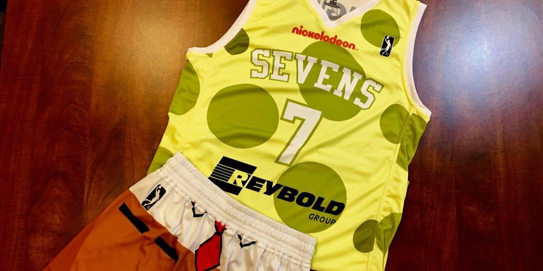 G League SpongeBob Jersey for Nickelodeon Night Hypebeast