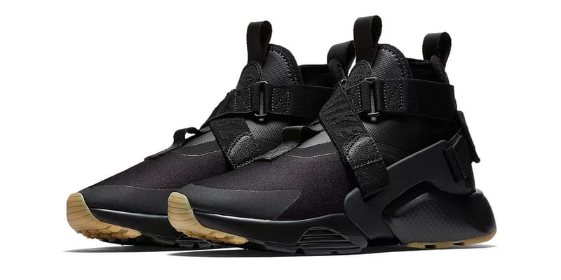 Nike air huarache city black gum on sale