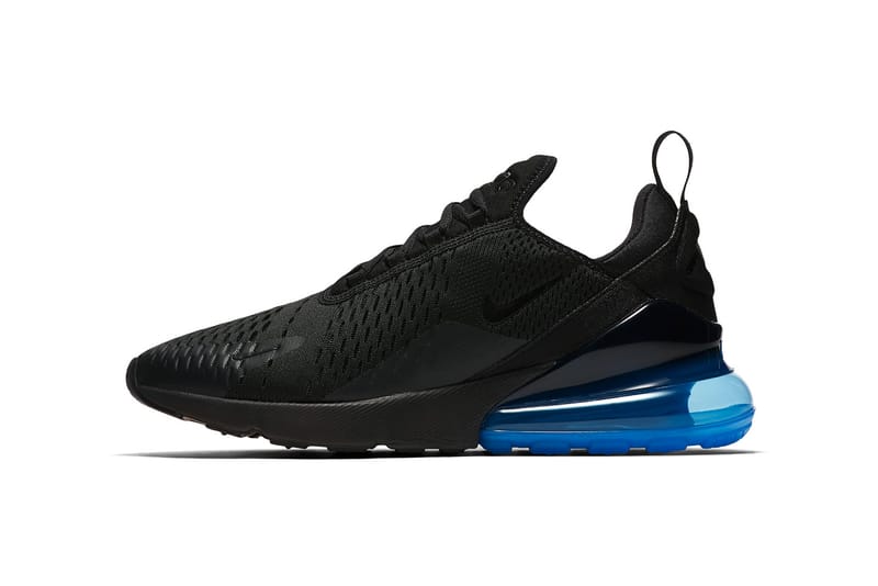 Nike 270s black and blue sale