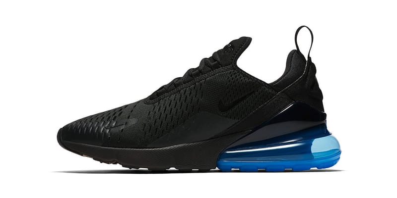 Air max 270 black and sale blue