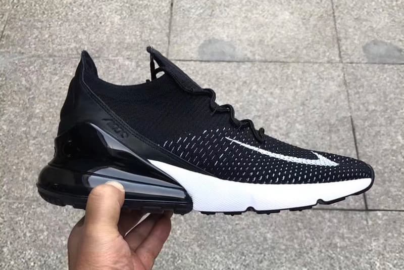 nike air 270 flyknit black