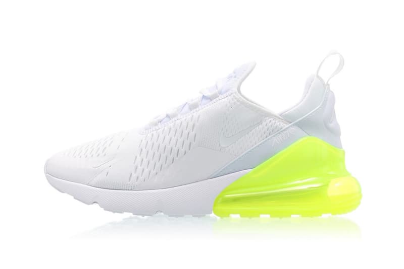 air max 270 white and green