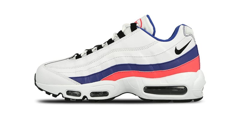 Nike air max 95 white/black/solar red/ultramarine air on sale effect