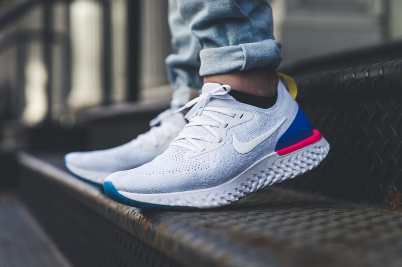 Nike epic react flyknit best sale on feet