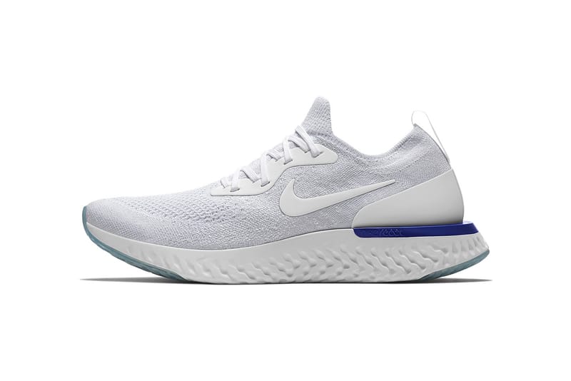 nike epic react flyknit white