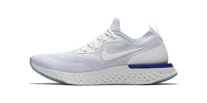 Nike epic react grey 2024 white