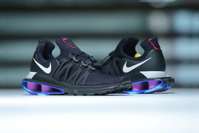 Purple store nike shox