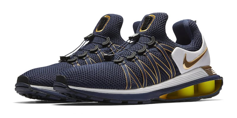 Navy blue outlet nike shox