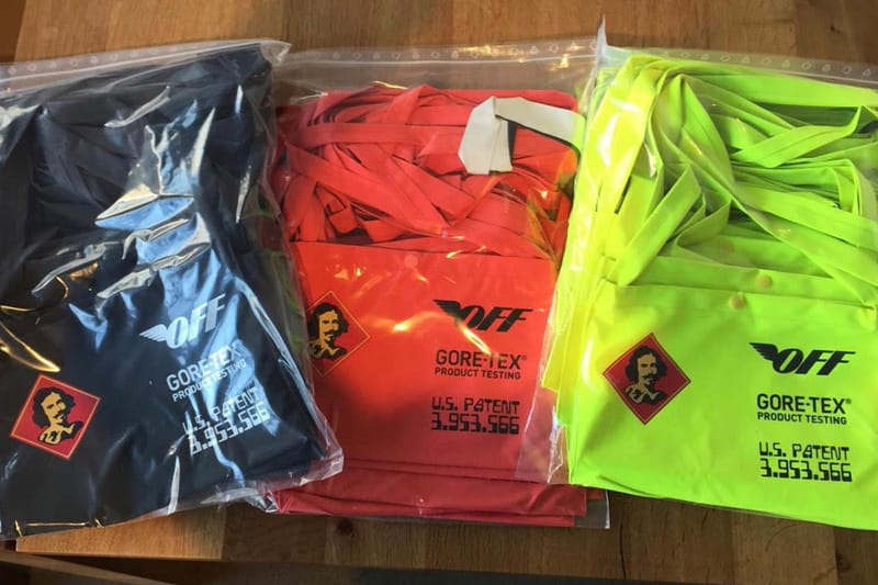 Gore tex 2024 off white bag