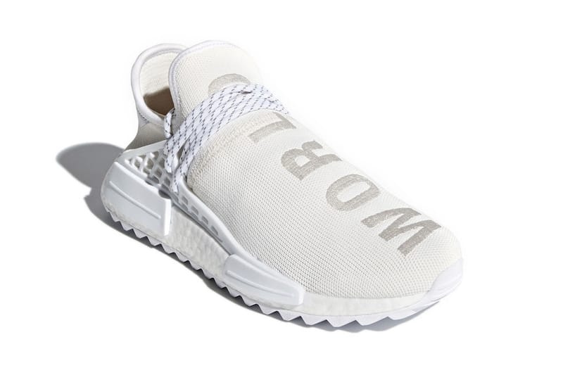 Pharrell x adidas nmd hu trail store blank canvas