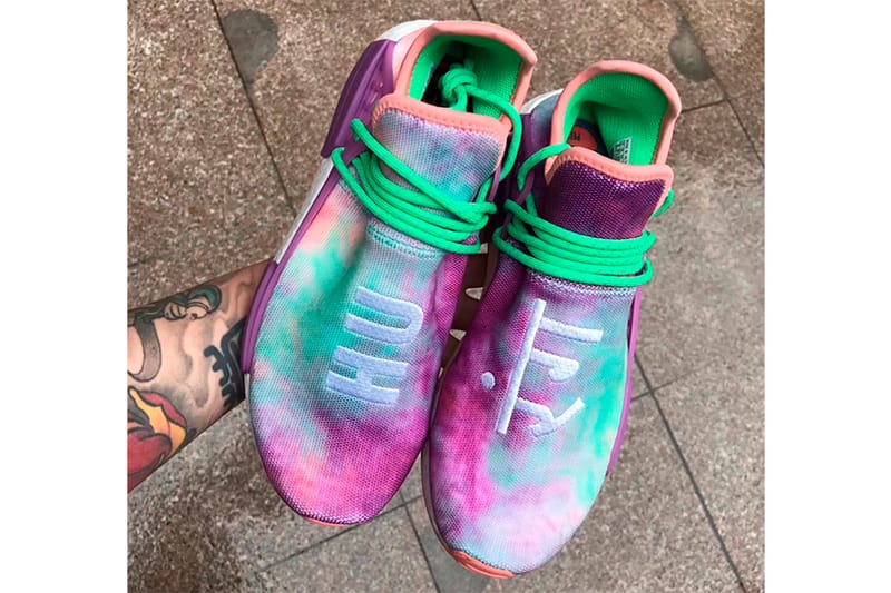 Adidas x pharrell williams nmd hu 2025 trail tie dye