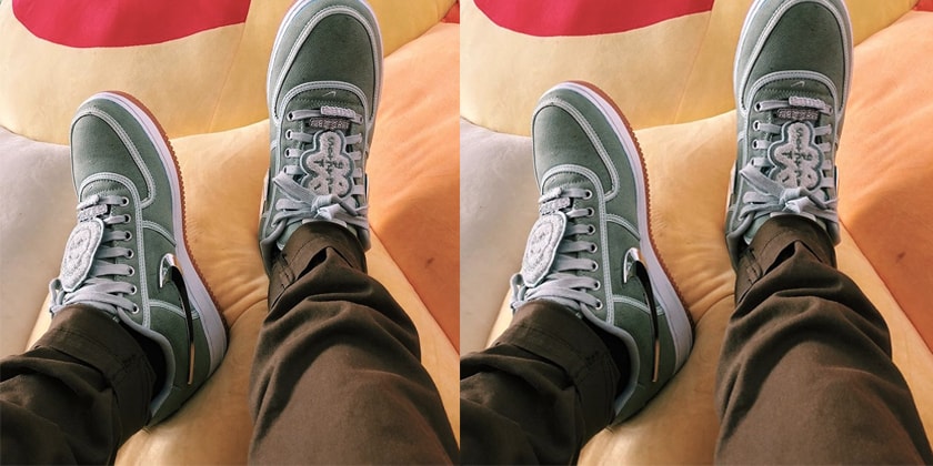 travis scott nike air force 1 low cactus green