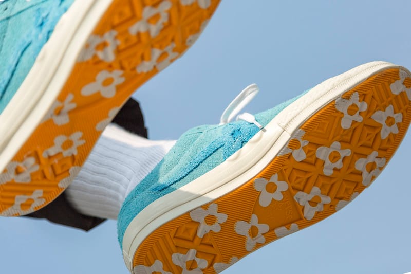 Converse golf le fleur blue outlet pink