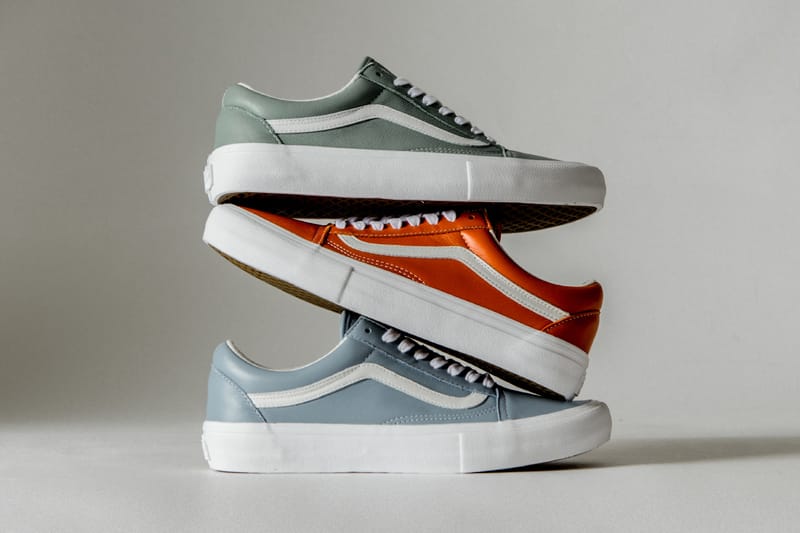 Vans vault old hot sale skool leather