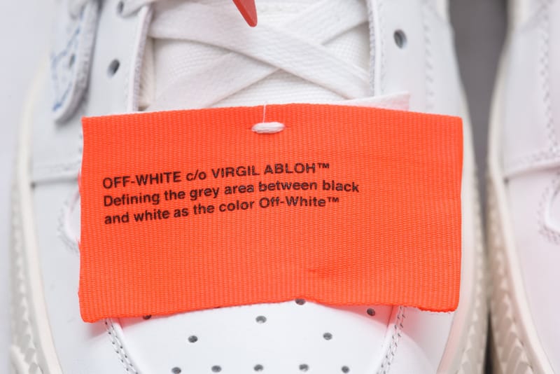 Off white 2025 label sneakers