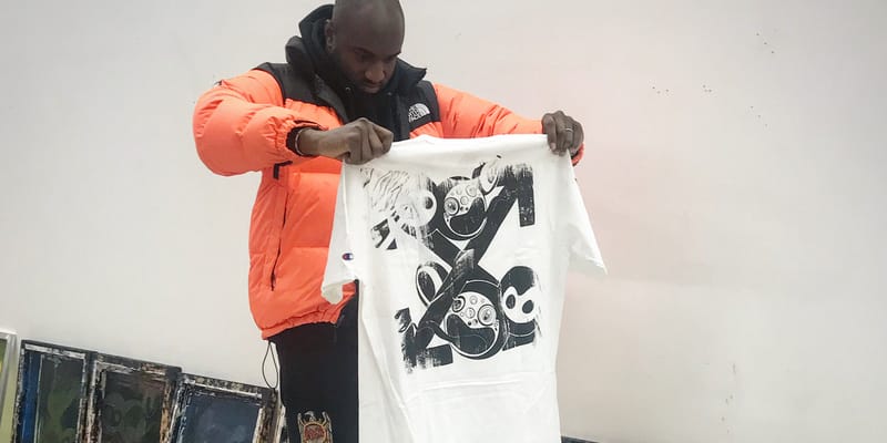 Gagosian murakami discount abloh t shirt