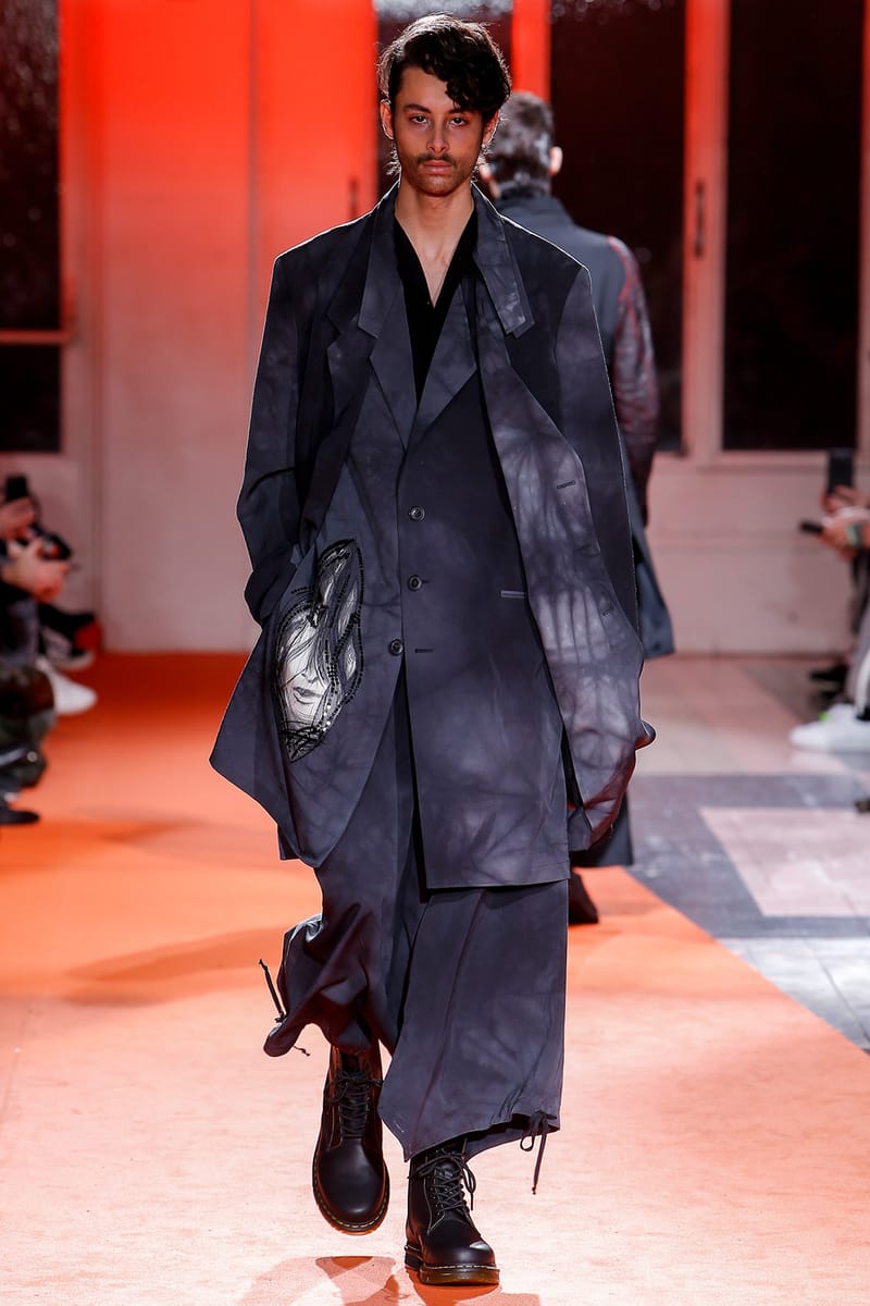 2018A/W yohji yamamoto layered knit