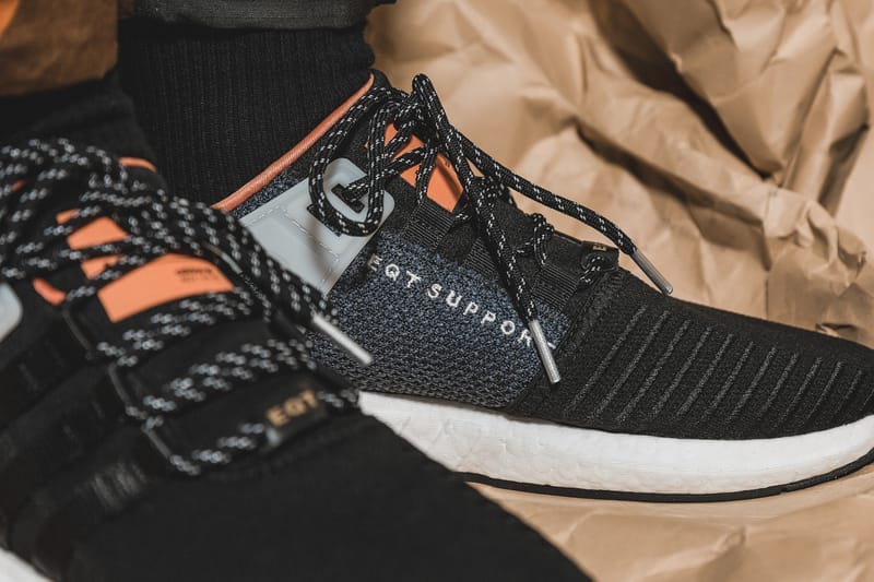 Eqt boost 2025 black orange