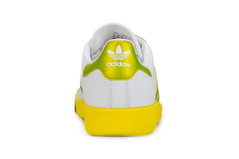 Adidas forest hills clearance white gold & yellow