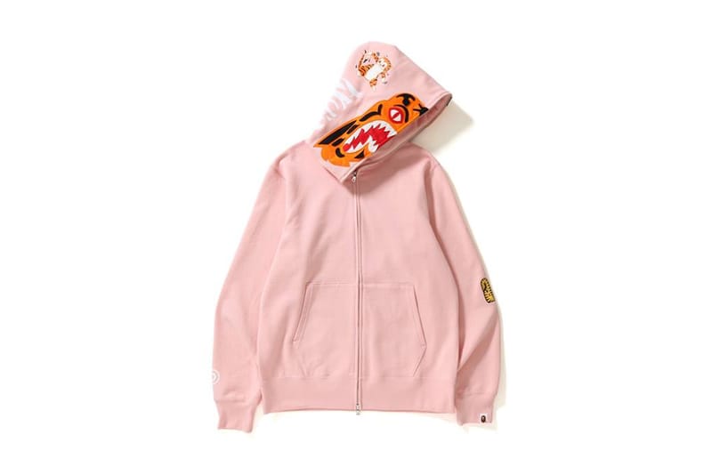 Pink shark clearance hoodie