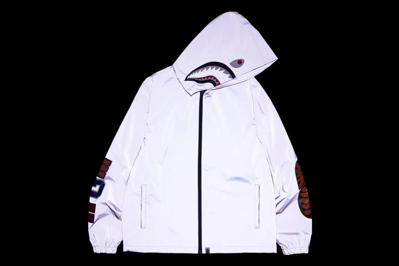 Bape on sale reflective hoodie