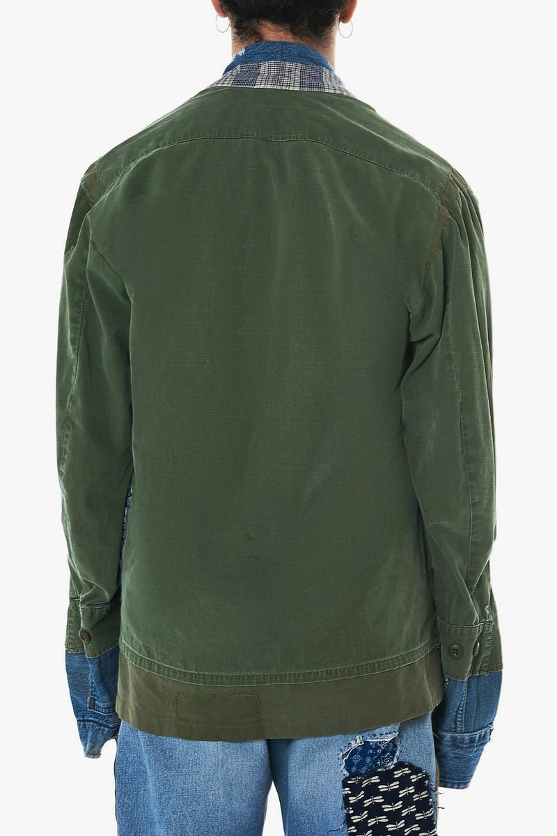 Greg Lauren Army Jungle Denim Kimono Jacket | Hypebeast