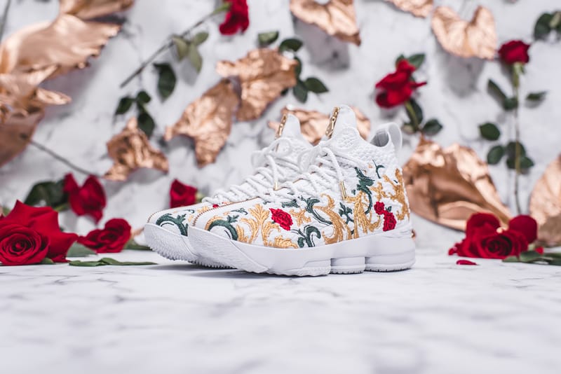 Lebron 15 floral black best sale