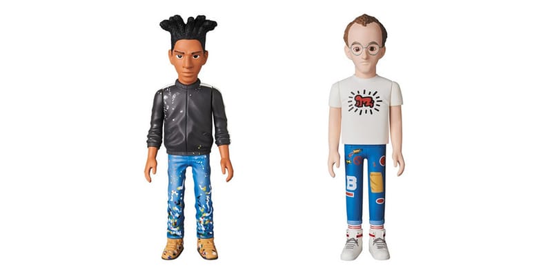 Andy Warhol and Keith Haring VCD Medicom dolls with design