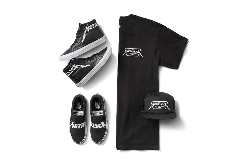 Metallica vans shop slip on