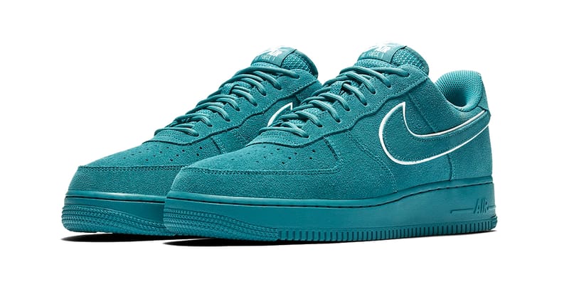 Nike air force deals 1 blue suede mens