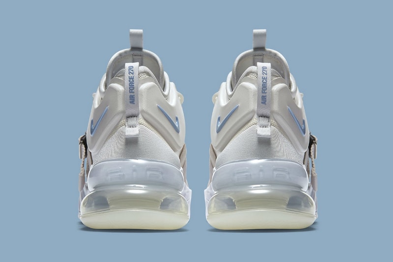 nike air force 270 grey white