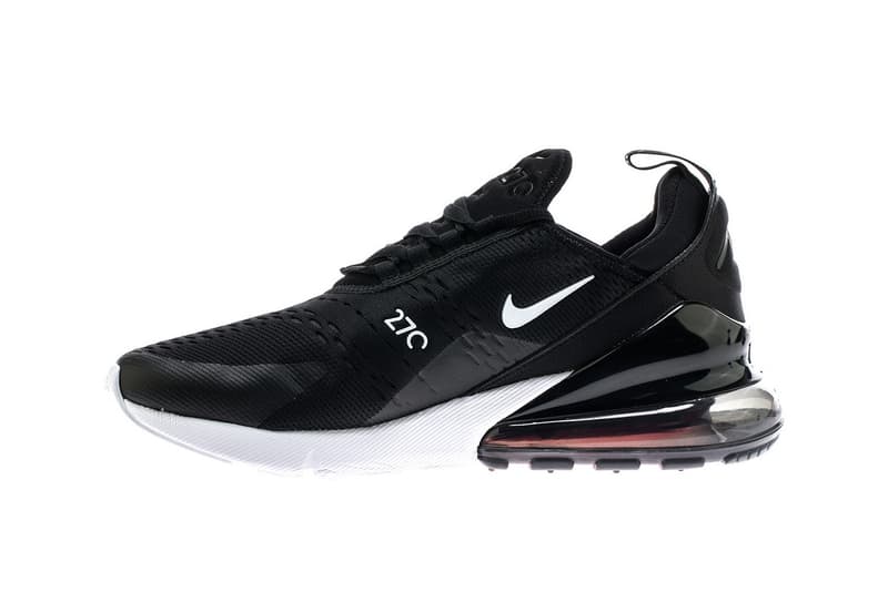 nike air 270 black and white