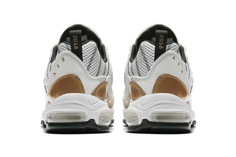 nike air max 98 white gold