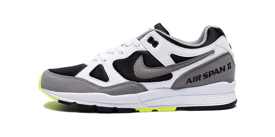 Nike Air Span II in White/Dust/Volt/Black | Hypebeast