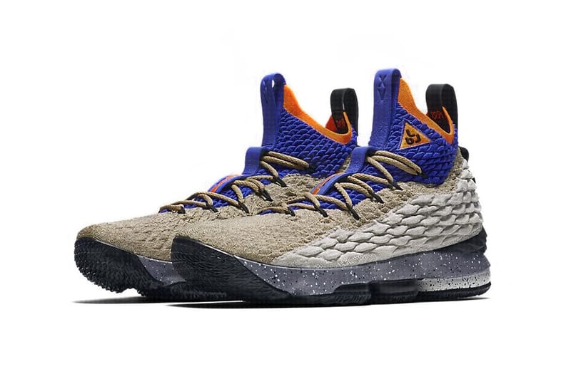 Lebron 15 shop blue and orange