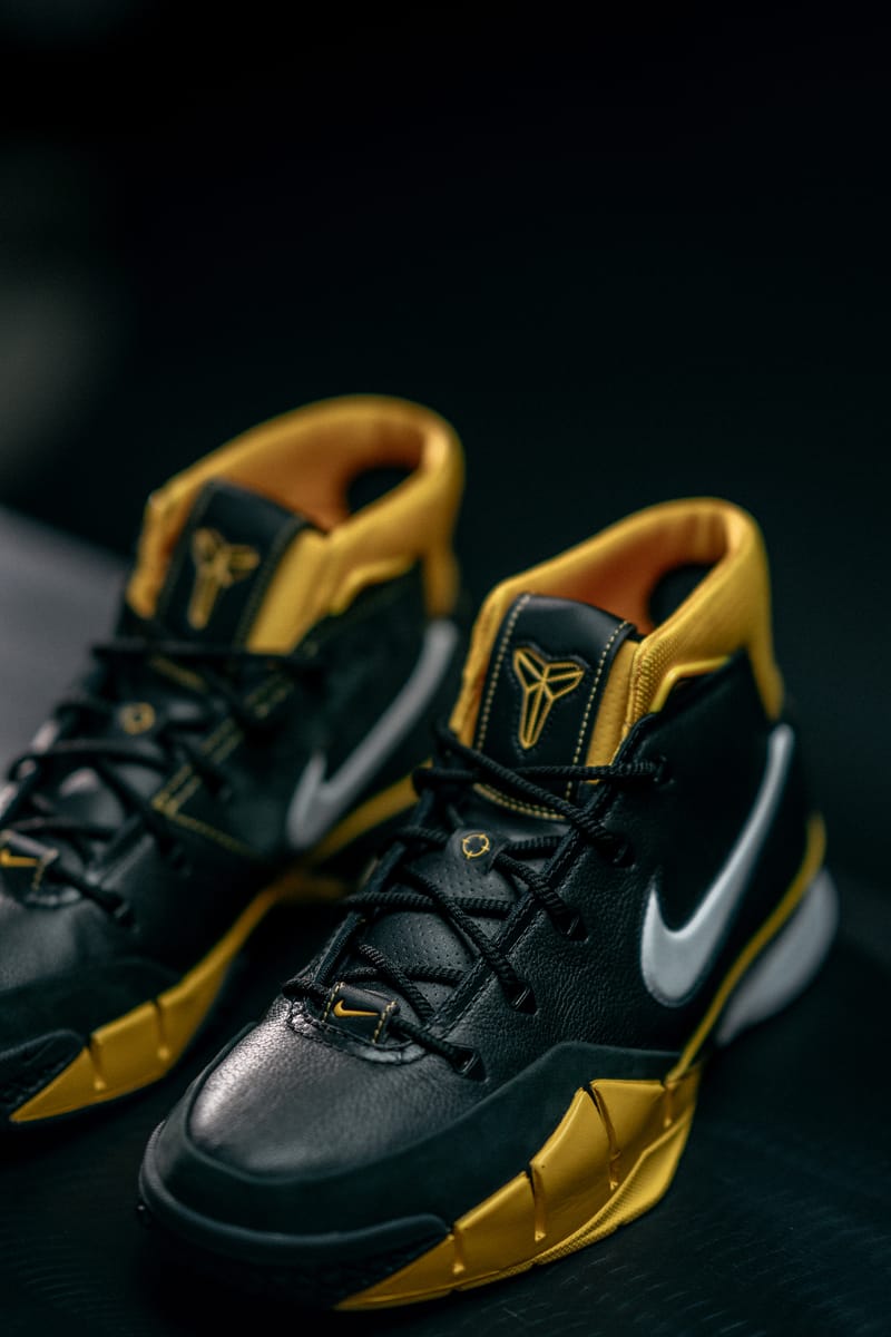 Kobe 1 protro black best sale and gold