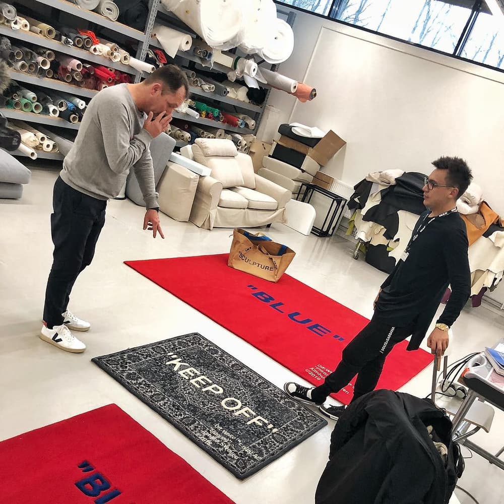 OffWhite™ x Ikea Collaboration Rug HYPEBEAST