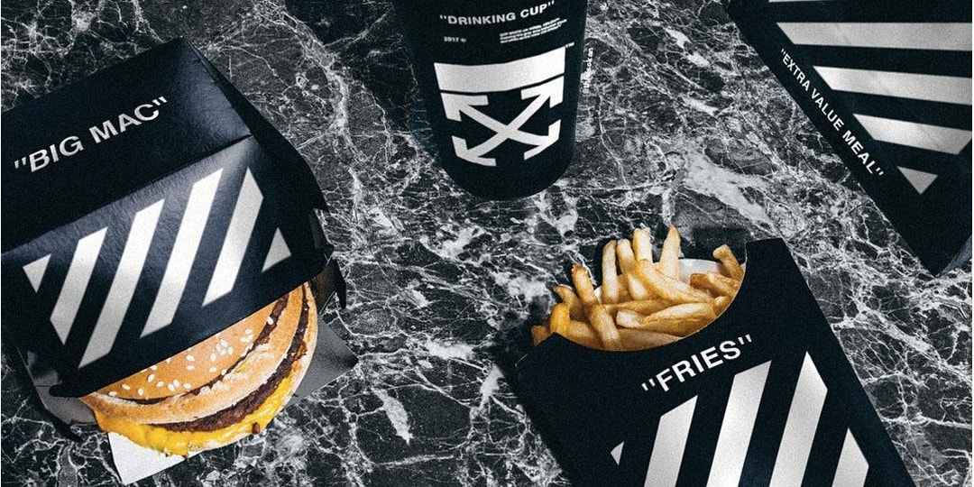 Дизайн упаковки Off-White™ x McDonald’s привносит ажиотаж в фаст-фуд
