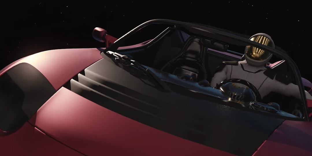 Илон Маск показал анимацию полета SpaceX Falcon Heavy и Tesla Roadster на орбиту Марса