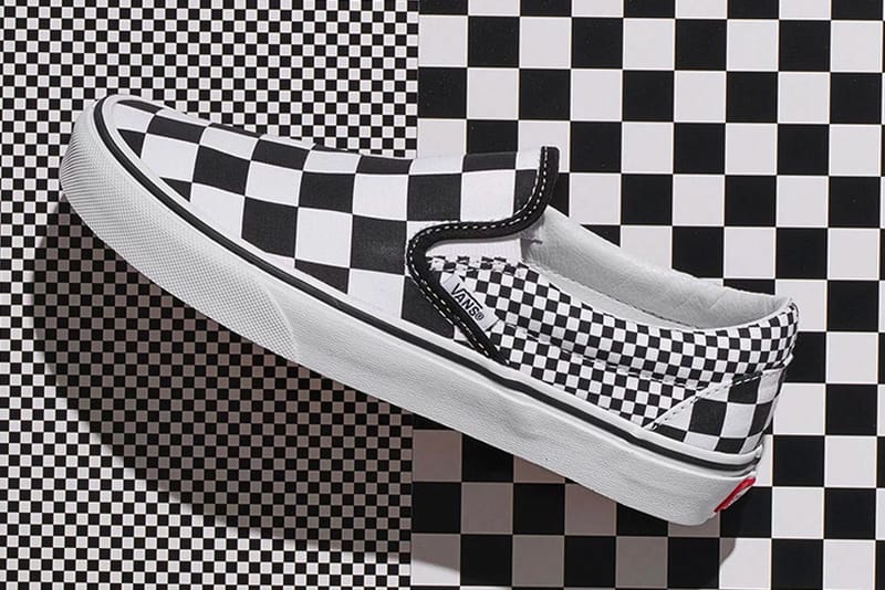 Vans store checkerboard design