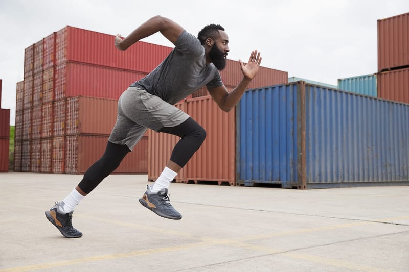 Adidas alphabounce shop with jeans