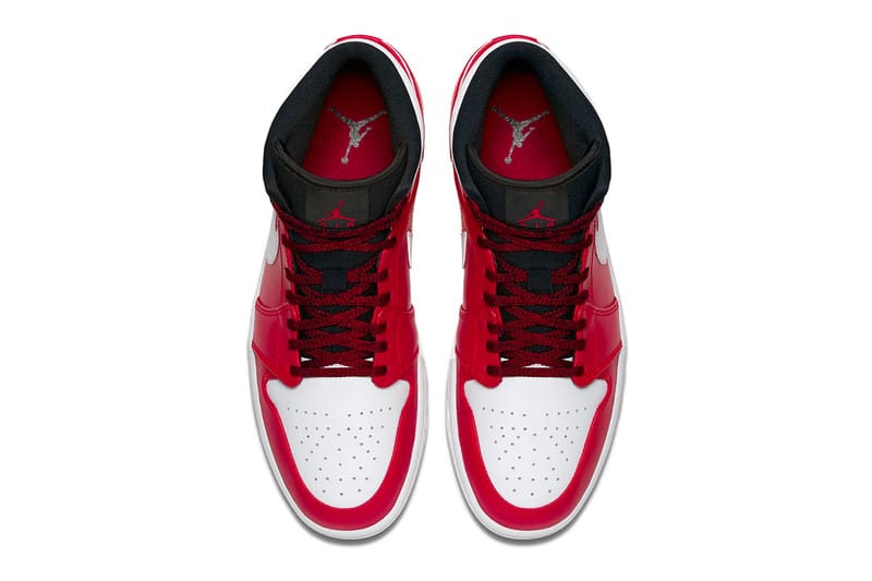 スニーカー NIKE Air Jordan 1 Mid 'Gym Red' Chicago SS 18 2018 2018 Nike Air Jordan (1)I (Chicago Gym)/(554724-605)High